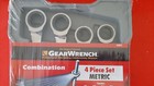 New Gearwrench 21 22 24 25 Ratcheting Wrench Set Metric Large Add-on Sizes 44041