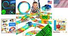 Creative Light-up Racing Trackset For Kids - Perfect Birthday Gift For Ages 3-8 