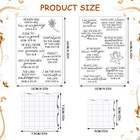 6 Pcs Christian Bible Verse Clear Rubber Stamps For Card Making 4 Sheets Christi