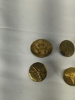 Vintage Military Usa Buttons And Pins Lot Of 10