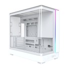King 15 Panoramic Micro-atx Pc Case  Dual-chamber White King15