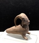 Pre Columbian Ecuador Authentic Ocarina Whistle Jamacoaque Large Figural