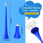 Stadium Horn Vuvuzelas Soccer Noisemakers Collapsible Blow Trumpet Horns Noise M
