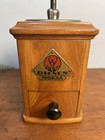 Vintage Pede Dienes Mokka Coffee Grinder Mill Hand Crank W drawer Read