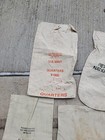 Lot 5 Empty Coin Bags Canvas Cloth Logo Us Mint Or Bank