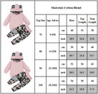 Kids Toddler Baby Girl Tracksuit Outfit Camo Hoodie Tops Pants Set Sport Clothes