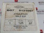 Allied Witan 44aw56 Atomuffler Size 07 Pneumatic Muffler 0121007  12x-000-3j4