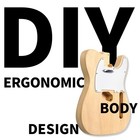 Unfinished Diy Tl Electric Guitar Kit Mahogany Body Maple Neck