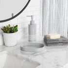 Mainstays 16-piece Grey Diamond Geo Shower Curtain Bathroom Set With Rug  Hooks