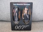 007 James Bond Two Shooter Glasses 4  World Not Enough 1999 Shot Glass Brosnan