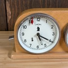 Vintage 1950s Wooden Mom Chess Clock Timer - Needs Service