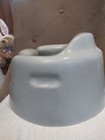 Bumbo Infant Floor Seat Baby Sit Up Chair W adjustable Harness  Cool Gray 