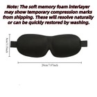1 Pack Travel 3d Eye Mask Sleep Soft Padded Shade Cover Rest Relax Blindfold