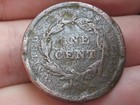 1840 Braided Hair Large Cent Penny  Small Date  About Good Details