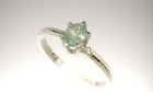 19th Century Antique Gemstone 1 3ct Chrysoberyl Oval In Sterling Silver Ring