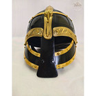 Vendel Viking Warrior Helmet Medieval Steel Brass Armor Replica