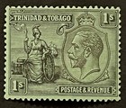 Travelstamps  1922 Trinidad   Tobago Stamps Scott  33 - 1s Kgv - Mint Mnh Og