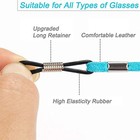 4 Pcs Eyeglass Cords  Sunglasses String Holder Straps  Leather Glasses Chain    