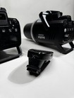  2 x Godox Ms300v W  Sony Trigger  Gels W  Barn Door Modifier   Hard Case Bundle