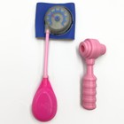 Fisher Price Medical Doctor Kit Pink 6 Tool Set Stethoscope Thermometer Bandage