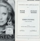 1970s Blackstone Theater Good Evening Playbill Peter Cook Dudley Moore N y  City