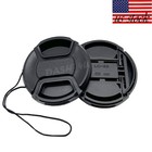 4ps 58mm Plastic Snap-on Front Lens Cap Cover For Canon Slr Dslr Camera Us Stock