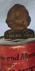 Calumet Baking Powder Thank You Tin Bank Antique Coin Bank