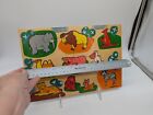 Simplex Made In Holland Wooden Peg Zoo Animals Puzzle Ages 2 And Up 2 Pegs As Is