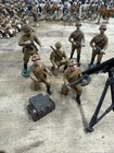 Vintage 54mm Russian Commando Wwii Soldier Lot Mortar Bazooka Infantry 13pcs