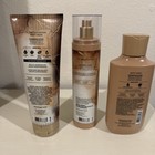 Bath   Body Works Vanilla Caf   Set Body Cream Body Wash Fragrance Mist New           