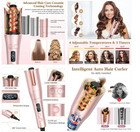 Automatic Hair Curler With Lcd Display     1    Rotating Barrel  4 Heat Settings  3