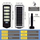 Solar Street Light Led Dusk To Dawn Outdoor Yard Flood Security Waterproof Lamp