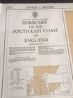 Admiralty Sea Chart  No  1827  Harbours On The South-east Coast Of England  1987