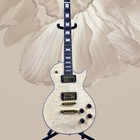 39-inch Custom Electric Guitar With Natural Maple Body And Flamed Maple Top