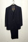 1950s Vintage Blue 2 Piece Suit 42r 36w Conmar Zipper Hollywood Drop Loop