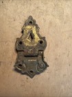 Antique Vintage Victorian Ornate Brass Ice Box Ornate Hinge