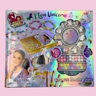 Kids Play Jewelry For Girls 4-6  Unicorn Necklace And Bracelet Set Ring For Litt