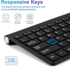 Wireless Keyboard And Mouse Combo Set 2 4g For Pc Laptop Computer Full Size Slim