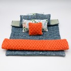 Miniature Dollhouse Bedding 1 12 Scale Twin Set Bjd Blythe Dolls