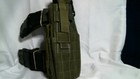 Specter Gear  191 Left Handed Apex Tactical Thigh Holster Od Green Fits 1911 5 