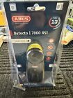 Abus Detecto 7000 Rs1 Alarm Disc Lock Yellow W  Carry Bag