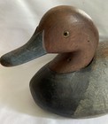 Vintage Redhead Hand Carved Wood  Duck Decoy Michigan  16   
