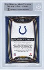 Jonathan Taylor Colts Signed 2020 Panini Select Club Level  253 Bas Rookie Card
