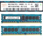  lot 21  Sk Hynix Hmt41gr7afr8c-rd 8gb 2rx8 Pc3-14900r Ddr3 Ecc Reg Server Ram