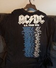  Ac dc Black Xxlarge T-shirt Lightning  1996 Us Tour Graphic Top  Xxl