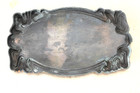 Coffin Plate Plaque Bronze Color Finish W fancy Trim No Engraving - 8  X 4 5 