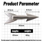 1pcs Stainless Steel Harpoon Dart durable Dart Fishing Tackle 115mm82g