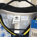 Adidas Manchester United Soccer Jersey Shirt Blue Black White Yellow Size L