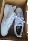 Puma Men s Ace Court Sneakers White Gold Low Top Casual Shoes Size Us 11