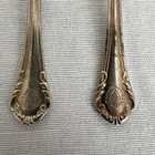 Vtg The Plaza Nyc Hotel Reed   Barton Demitasse Spoons Set Of 2
